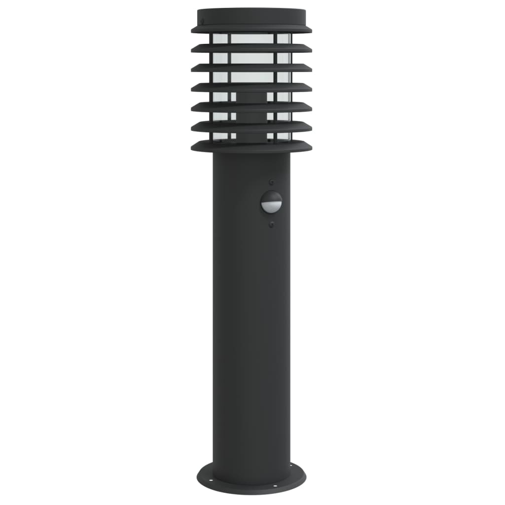 Vloerlamp Voor Buiten 60 Cm Roestvrijstaal Zwart 1