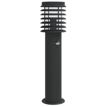 Vloerlamp Voor Buiten 60 Cm Roestvrijstaal Zwart 1