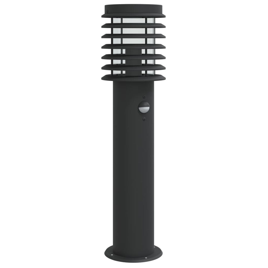 Vloerlamp Voor Buiten 60 Cm Roestvrijstaal Zwart 1