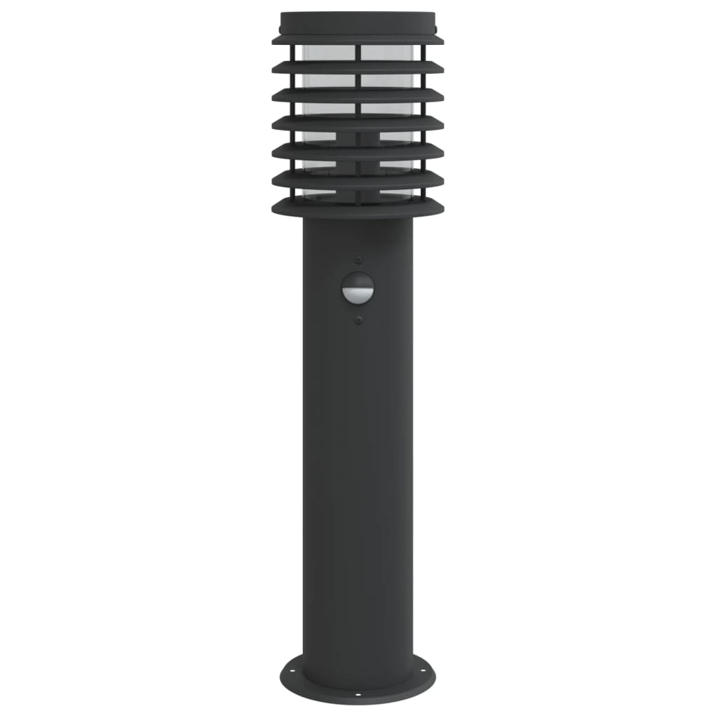 Vloerlamp Voor Buiten 60 Cm Roestvrijstaal Zwart 1
