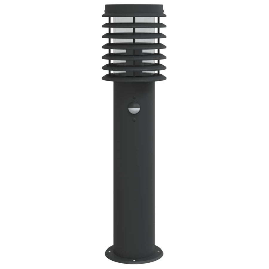 Vloerlamp Voor Buiten 60 Cm Roestvrijstaal Zwart 1