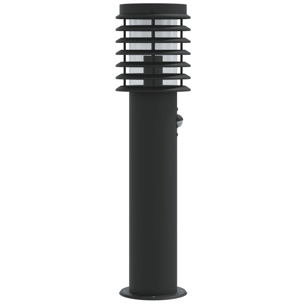 Vloerlamp Voor Buiten 60 Cm Roestvrijstaal Zwart 1
