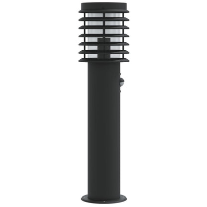 Vloerlamp Voor Buiten 60 Cm Roestvrijstaal Zwart 1