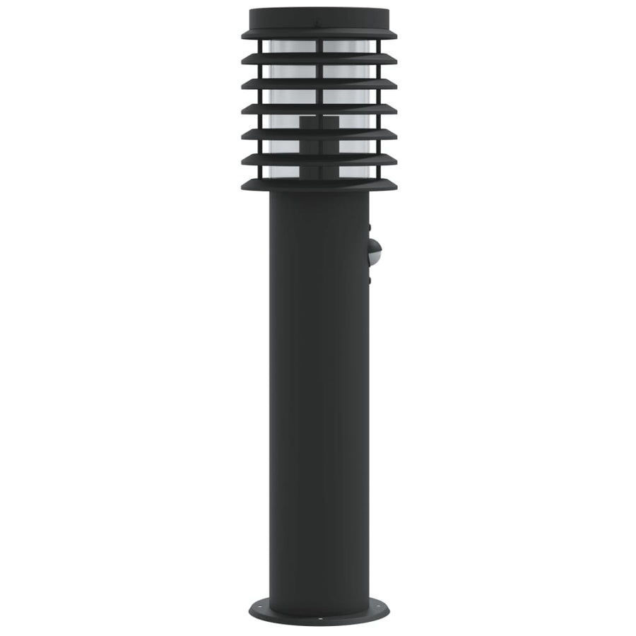 Vloerlamp Voor Buiten 60 Cm Roestvrijstaal Zwart 1