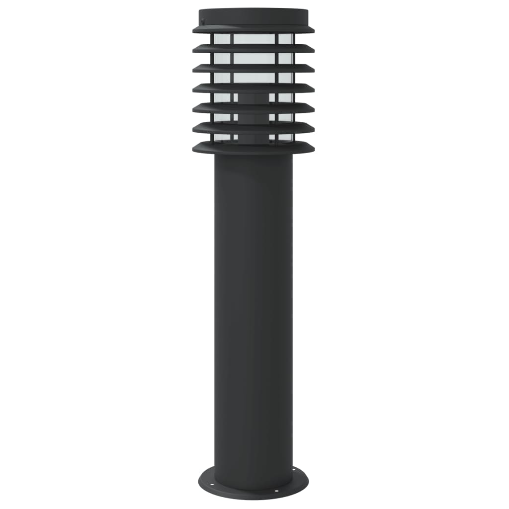 Vloerlamp Voor Buiten 60 Cm Roestvrijstaal Zwart 1
