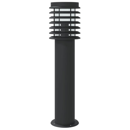 Vloerlamp Voor Buiten 60 Cm Roestvrijstaal Zwart 1