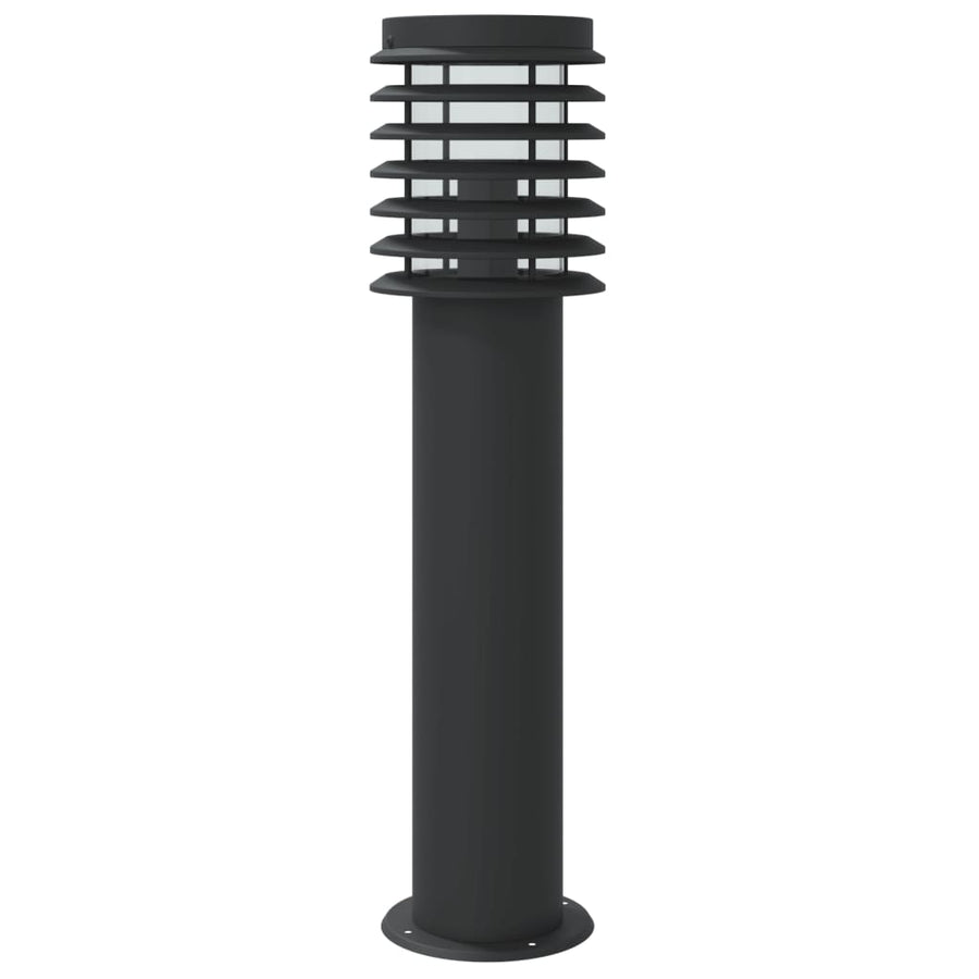 Vloerlamp Voor Buiten 60 Cm Roestvrijstaal Zwart 1