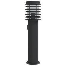 Buitenvloerlamp 60 Cm Roestvrijstaal Zwart 1