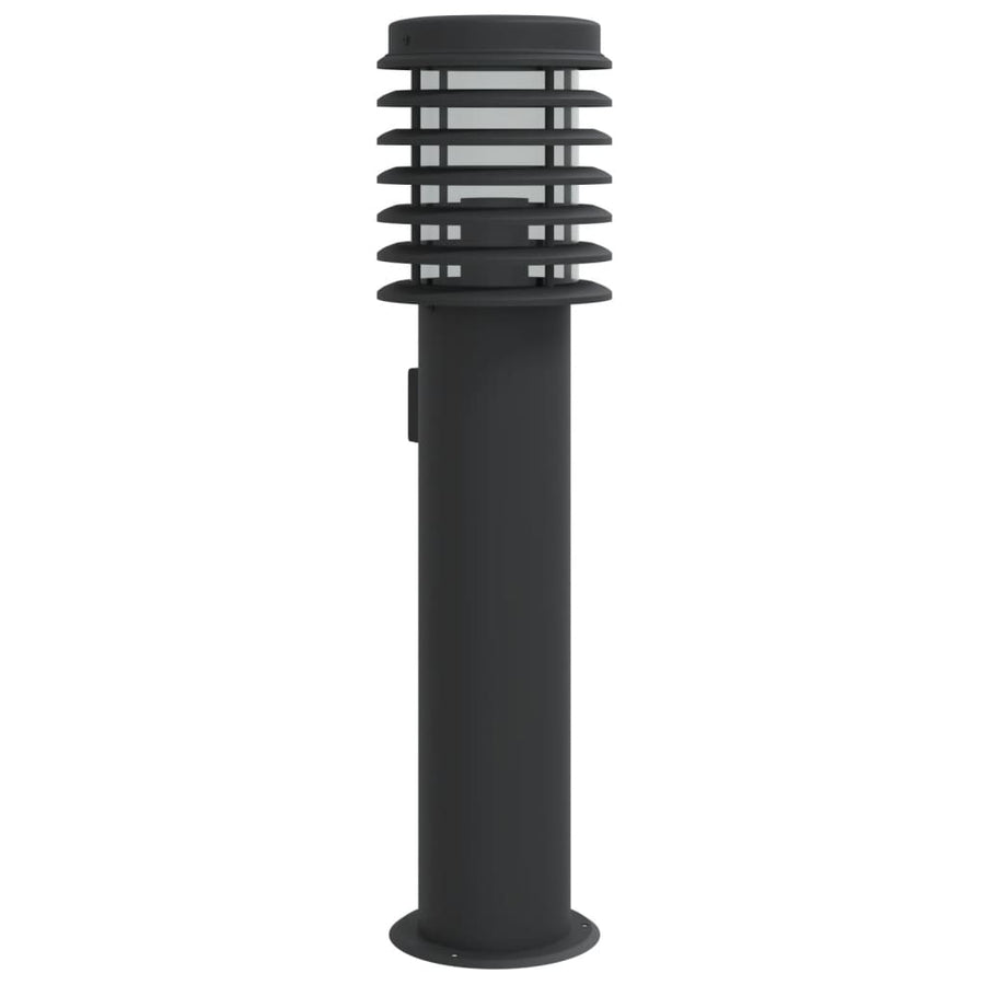 Buitenvloerlamp 60 Cm Roestvrijstaal Zwart 1
