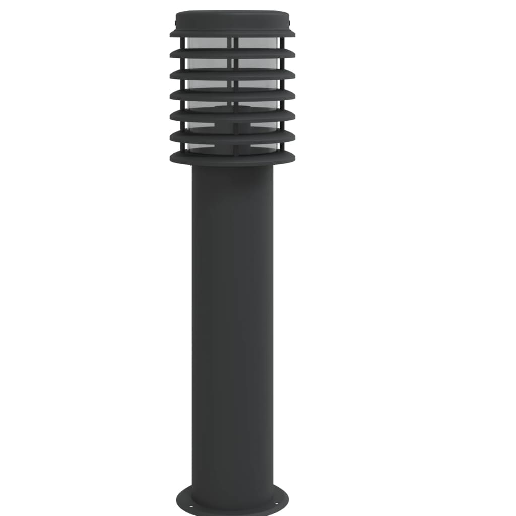 Buitenvloerlamp 60 Cm Roestvrijstaal Zwart 1