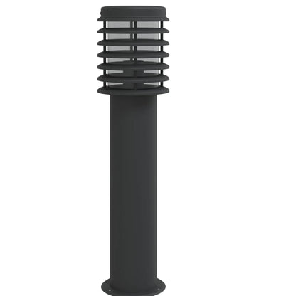 Buitenvloerlamp 60 Cm Roestvrijstaal Zwart 1