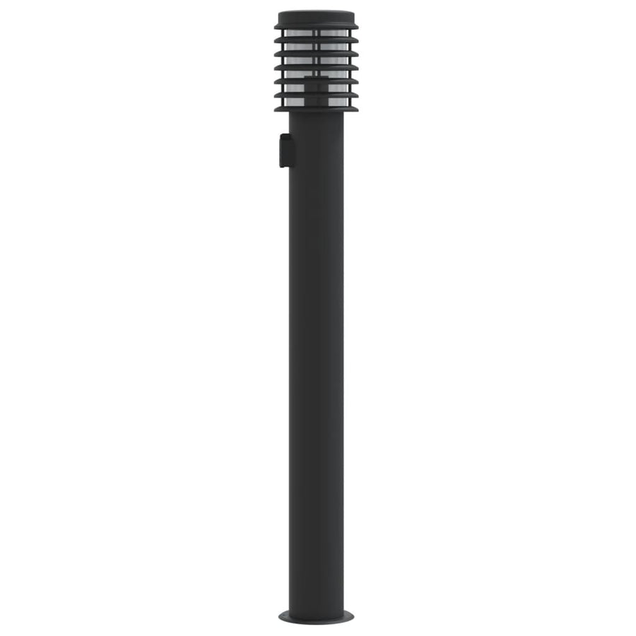 Buitenvloerlamp 110 Cm Roestvrijstaal Zwart 1