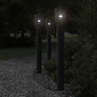 Outdoor Floor Lamp 110 cm Stainless Steel Black 1