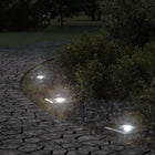 Outdoor ground light square 10.5x10.5 cm aluminum black