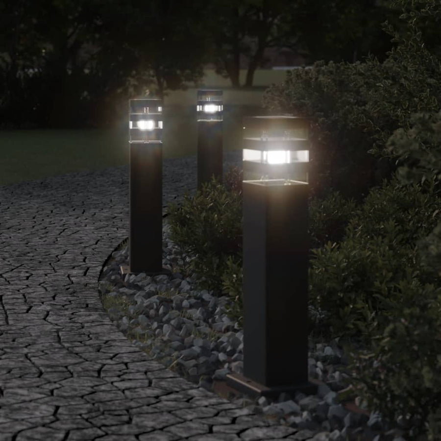 Vloerlampen Voor Buiten Aluminium Zwart 1