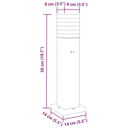 Buitenvloerlampen Aluminium Zwart 3