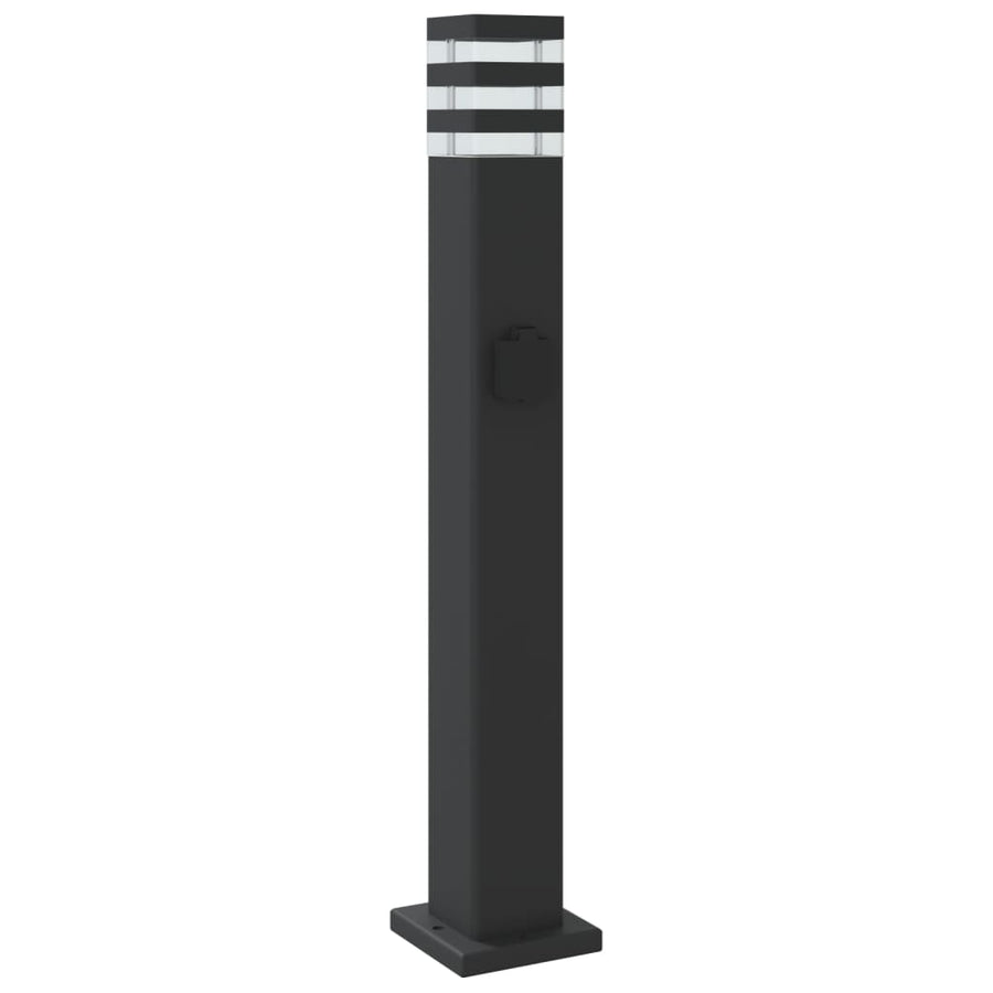 Buitenvloerlampen Aluminium Zwart 3
