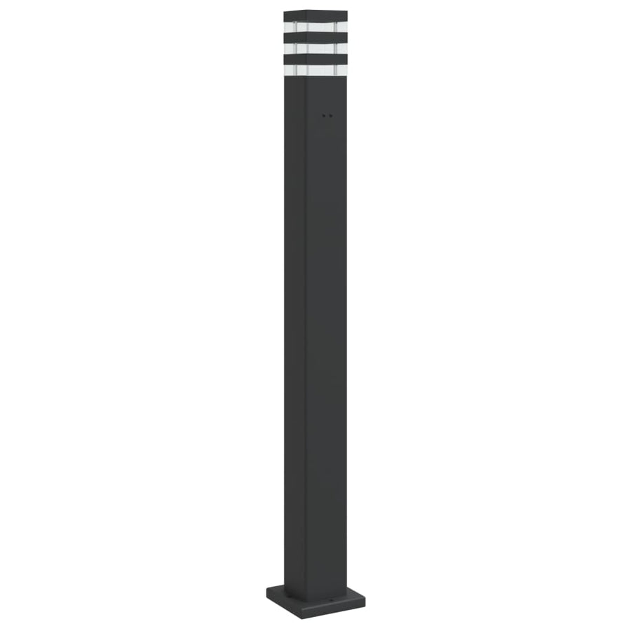 Vloerlamp Voor Buiten Aluminium Zwart 1