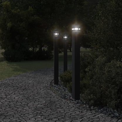 Vloerlamp Voor Buiten Aluminium Zwart 1