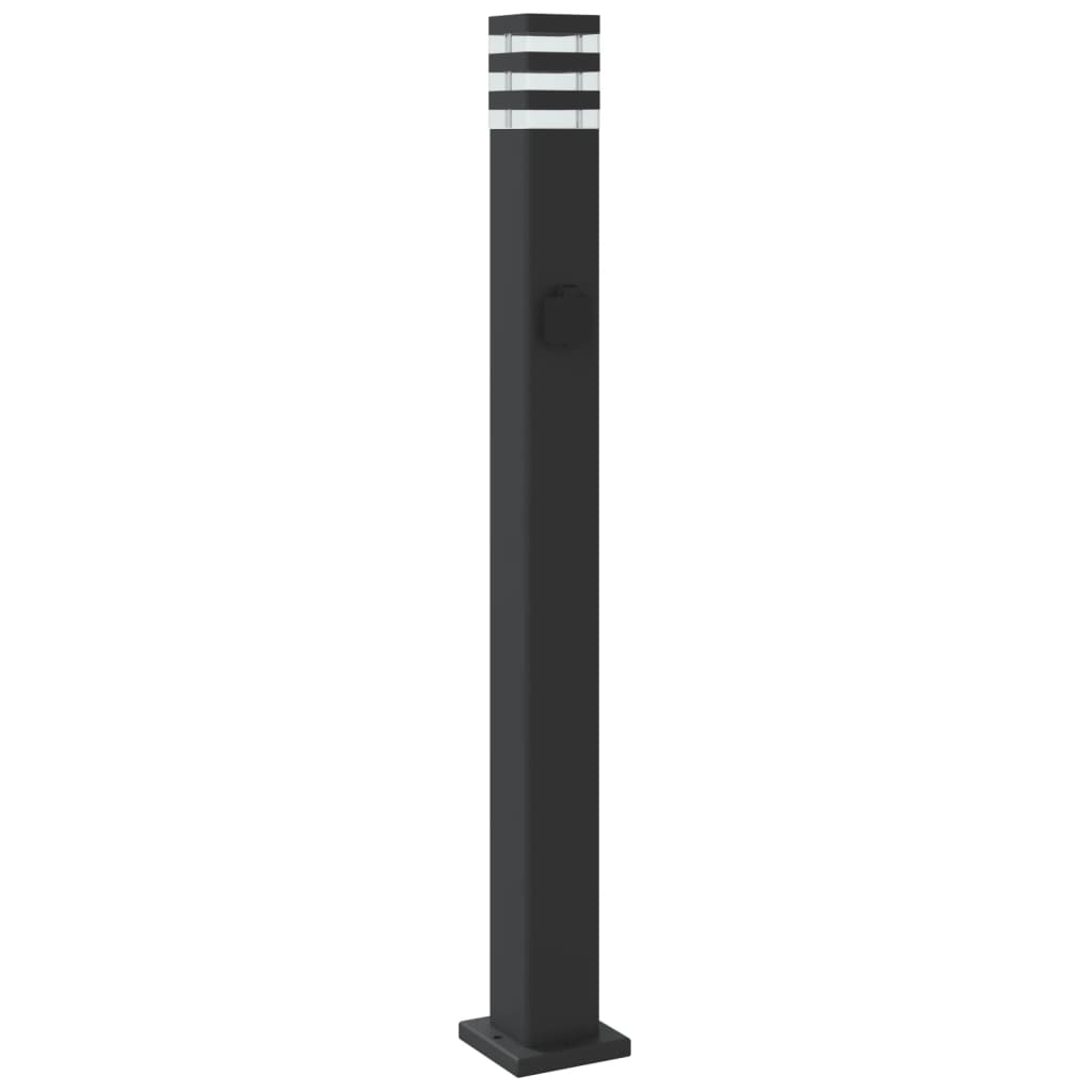 Vloerlamp Voor Buiten Aluminium Zwart 1