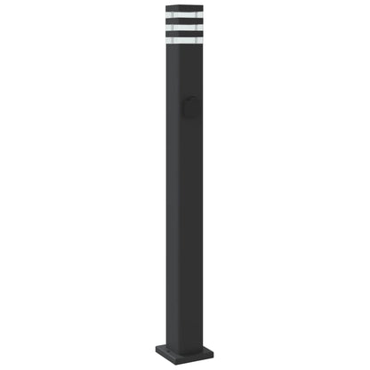 Vloerlamp Voor Buiten Aluminium Zwart 1