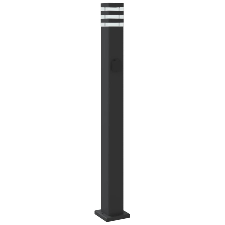 Vloerlamp Voor Buiten Aluminium Zwart 1