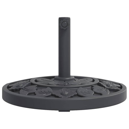 Parasolvoet voor stok van Ø38 / 48 mm 9 kg halfrond