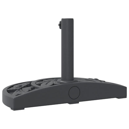 Parasolvoet voor stok van Ø38 / 48 mm 9 kg halfrond