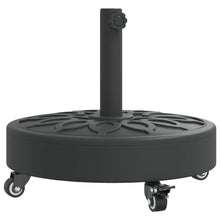 Parasolvoet Met Wielen Voor Stok Van Ø38 / 48 Mm Rond 27 kg