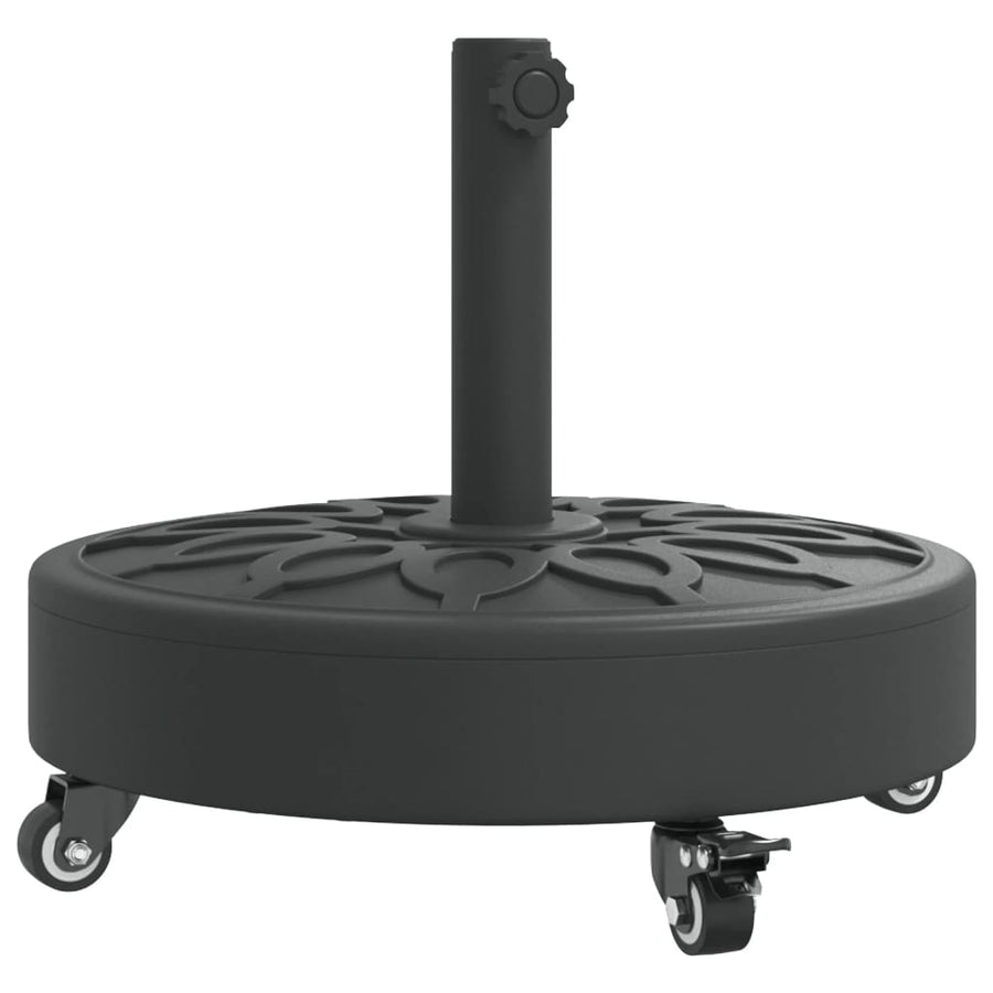 Parasolvoet Met Wielen Voor Stok Van Ø38 / 48 Mm Rond 27 kg
