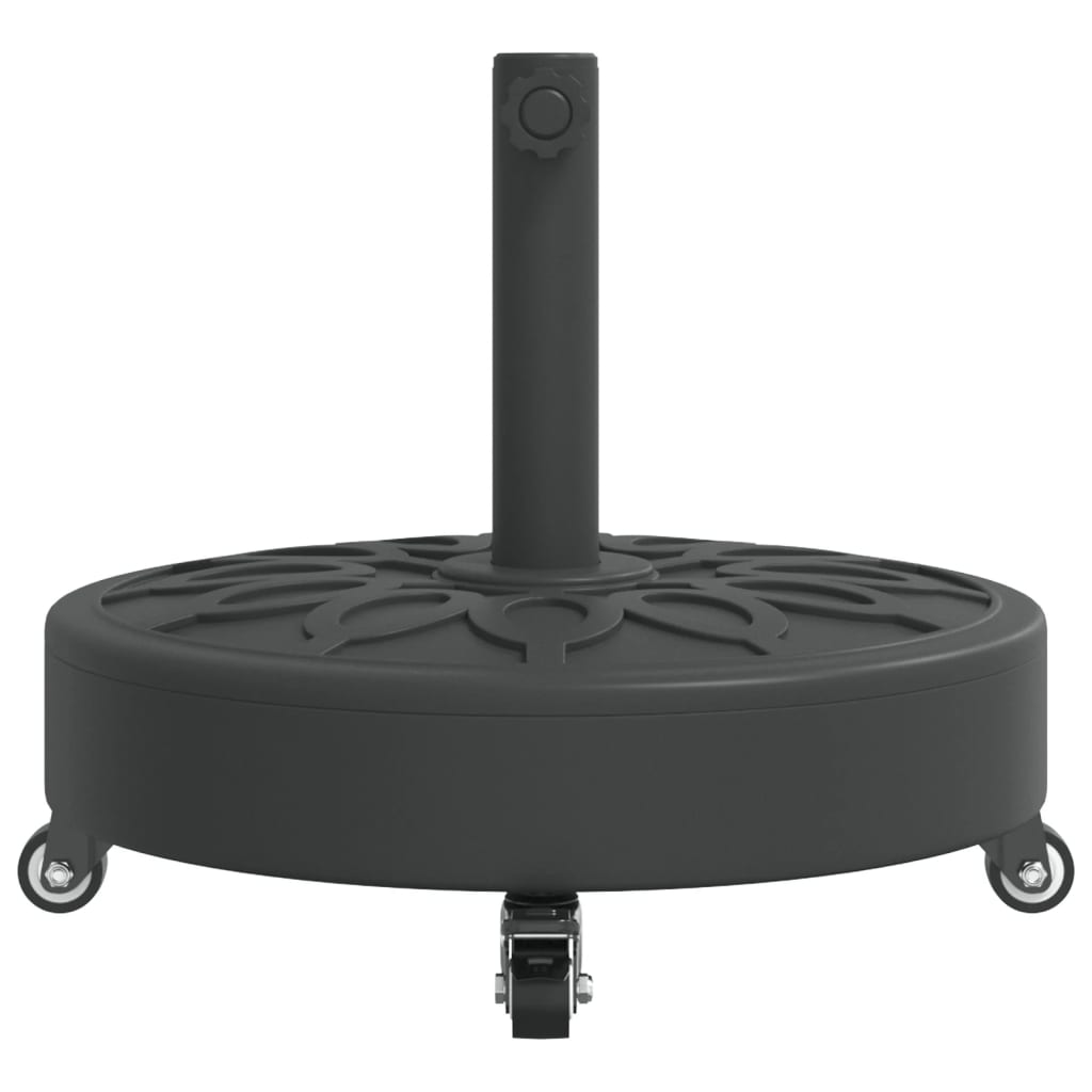 Parasolvoet Met Wielen Voor Stok Van Ø38 / 48 Mm Rond 27 kg