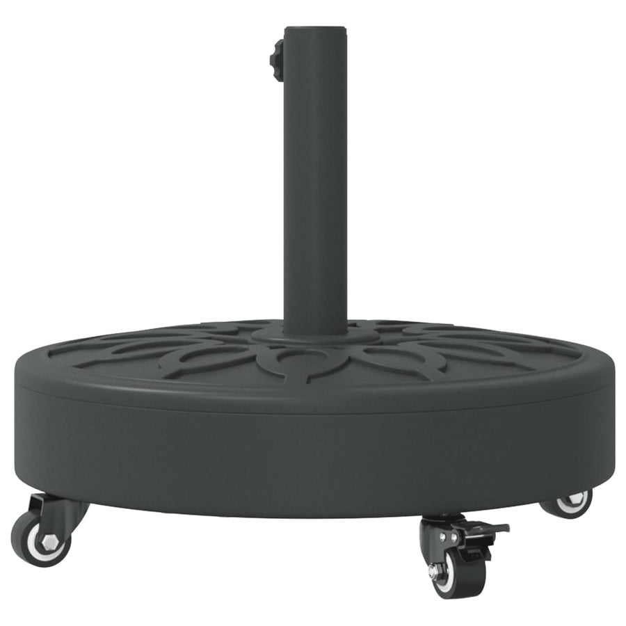 Parasolvoet Met Wielen Voor Stok Van Ø38 / 48 Mm Rond 27 kg
