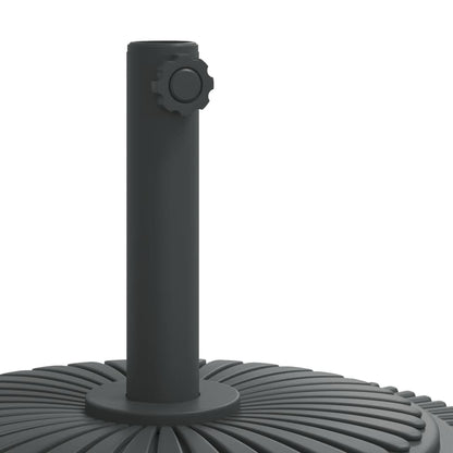 Parasolvoet met wielen voor stok van Ø38 / 48 mm 27 kg rond
