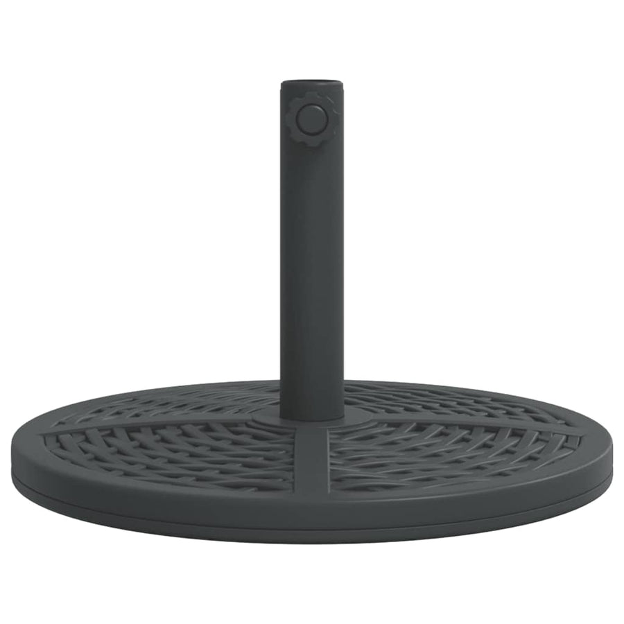Parasolvoet voor stok van Ø38 / 48 mm 12 kg rond