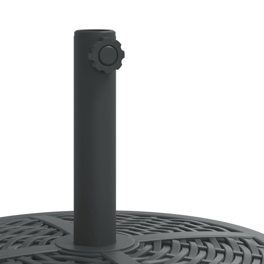 Parasolvoet voor stok van Ø38 / 48 mm 12 kg rond