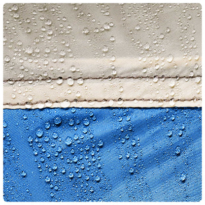 Strandtent 2-persoons waterdicht snelontgrendeling azuurblauw