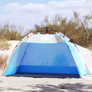 Strandtent 2-persoons 195x101x115 cm azuurblauw