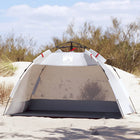 Beach tent 2-person waterproof quick release grey