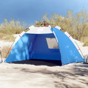 Strandtent 2-persoons 207x148x127 cm azuurblauw