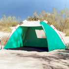 beach tent 2-person waterproof quick release sea green