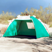 Strandtent 2-persoons 207x148x127 cm zeegroen
