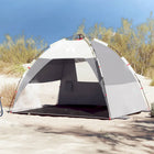 Strandtent 2-persoons 216x152x148 cm grijs