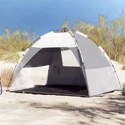Strandtent 2-persoons 216x152x148 cm grijs