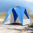 Beach tent 4-person waterproof quick-release azure blue
