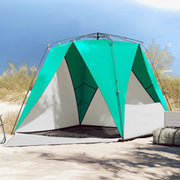 Strandtent 4-persoons 241x240x200 cm zeegroen