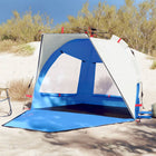 Strandtent 2-persoons 224x138x142 cm azuurblauw