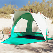 Strandtent 2-persoons 224x138x142 cm zeegroen