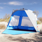 Strandtent 3-persoons 255x145x142 cm azuurblauw