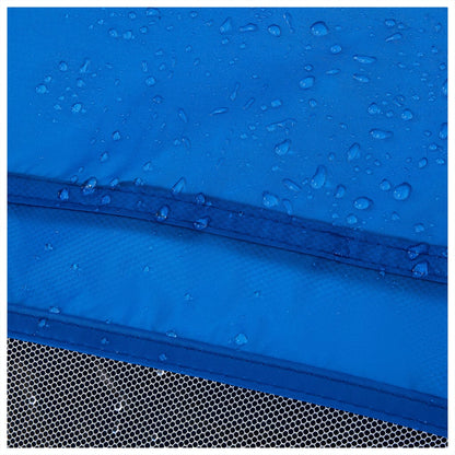 Strandtent 3-persoons waterdicht snelontgrendeling azuurblauw