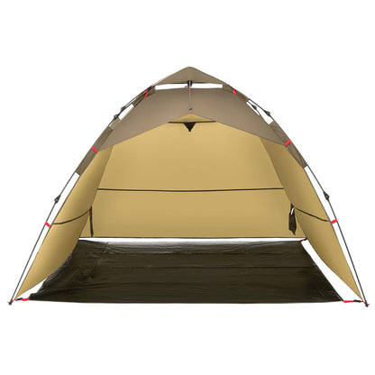 Tent 4-persoons snelontgrendeling bruin